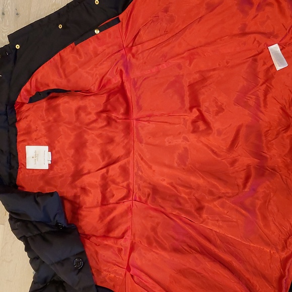 kate spade Cyndy Logo Button Flared Down Puffer Coat - Picture 11 of 14